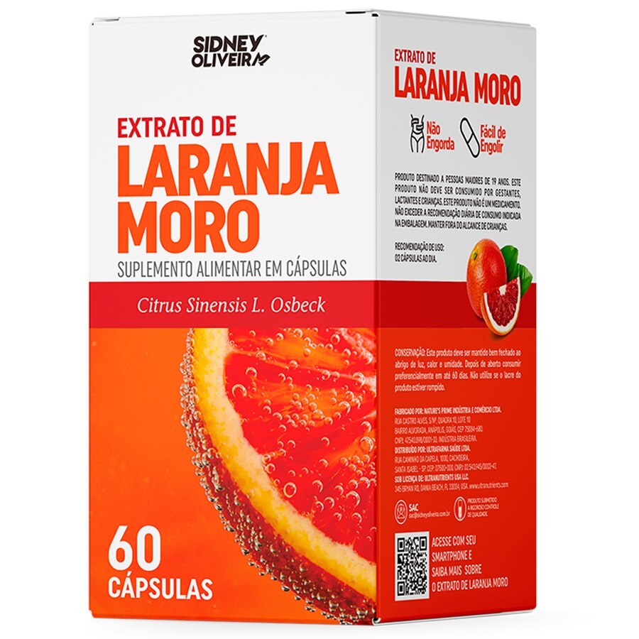 Laranja Moro 60 Cápsulas