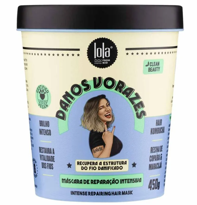 danos.png Máscara Capilar Danos Vorazes Lola Cosmetcs 450g - Imagem 1