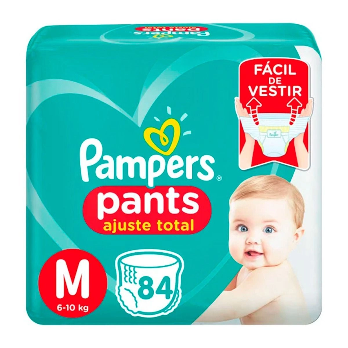 fralda-pampers-pants-ajuste-total-m-84-unidades_jpg.webp Fralda Pampers Pants Ajuste Total M 84 Unidades - Imagem 1