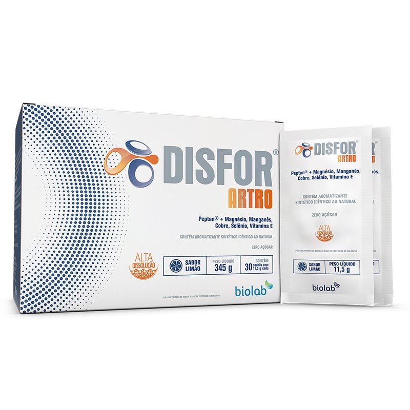 large-808703.jpg Disfor Artro Sabor Limão 30 Sachês - Imagem 1